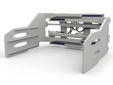 Forklift attachment for cotton bales